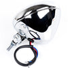 Bezel headlight 4.5 inch chrome