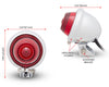 Vintage Bates Style chrome LED TaillIght