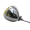 Headlight Polished finned brass grill 4.5 inch
