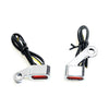 Fastline, below bar LED turn signal set. Chrome, amber lens 04-13 XL (NU)