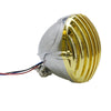 Headlight Polished finned brass grill 4.5 inch