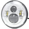 DAYMAKER LED HEADLIGHT CHROME 7 INCH