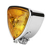 TRIANGLE HEADLIGHT CHROME WITH YELLOW LENS