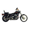 PAUGHCO DRAG PIPES (40") CHROME 91-05 Dyna
