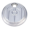 PM, ''Scallop'' Touring fuel tank door cover. Chrome