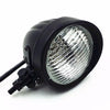 Koplamp zwart clear lens met sleuven 4.5 inch