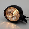 Koplamp zwart clear lens met sleuven 4.5 inch