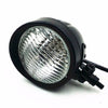 Koplamp zwart clear lens met sleuven 4.5 inch