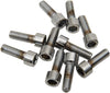 SOCKET-HEAD BOLT 8-32X0.5 KNURLED CHROME