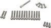CHROME SOCKET-HEAD PRIMARY/CAM COVER BOLT KIT KNURLED