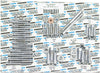 CHROME SOCKET-HEAD MOTOR BOLT KIT SMOOTH
