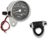 2.4" MECHANICAL SPEEDOMETER MPH 2:1 W/ TRIP-METER CHROME HOUSING BLACK FACE