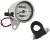 2.4" MECHANICAL SPEEDOMETER MPH 2:1 W/ TRIP-METER CHROME HOUSING WHITE FACE