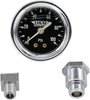 OIL PRESSURE GAUGE 1.75" 100LB. BLACK FACE