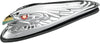 CHROME EAGLE HEAD W/ LIGHTED EYES SMALL FRONT FENDER ORNAMENT