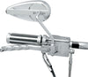 TEARDROP MIRROR RIGHT CHROME
