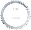 REAR CHAIN SPROCKET W/ RIVETS 51T STEEL/ZINC