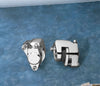 FRONT BRAKE CALIPER KIT CHROME DUAL