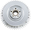 BRAKE DRUM/SPROCKET SET CHROME