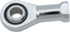 SELF-ALIGNING ROD END W/ 5/16-24 THREAD 5/16"-HOLE CHROME