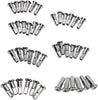NIPPLE SET 0.866" STEEL/CHROME