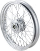 FRONT WHEEL 19"X2.5 DUAL-DISC LACED CHROME