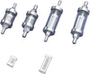 FUEL FILTER 1.375" W/ 5/16"-INLET GLASS/CHROME