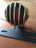 ROADSIDE PARTS TAILLIGHT POLISHED WITH COPPER GRILL + BRACKET