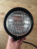 Koplamp zwart clear lens met sleuven 4.5 inch