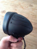Koplamp zwart clear lens met sleuven 4.5 inch
