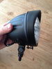 Koplamp zwart clear lens met sleuven 4.5 inch