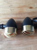 INVADER KNIPPERLICHTEN ZWART MET GOUDEN GRILL