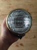 KOPLAMP 4.5 INCH ZWART MET GOUDEN RING