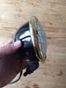 KOPLAMP 4.5 INCH ZWART MET GOUDEN RING