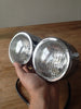 Dubbele koplamp chroom 2 x 3.5 inch