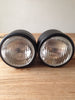 DUBBELE KOPLAMP ZWART 2 X 3.5 INCH