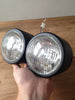 DUBBELE KOPLAMP ZWART 2 X 3.5 INCH