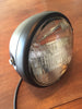 Koplamp zwart 7 inch zijbevestiging