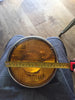 Koplamp chroom met gele 7 inch zijbevestiging