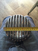 KOPLAMP ZWART GEPOLIJST MET GRILL 5 3/4 INCH