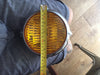 KOPLAMP 5 3/4 INCH GEPOLIJST GELE LENS