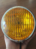 KOPLAMP ZWART MET CHROOM RING 5 3/4 INCH ZIJBEVESTIGING