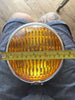 KOPLAMP ZWART MET CHROOM RING 5 3/4 INCH ZIJBEVESTIGING