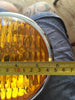 KOPLAMP ZWART MET CHROOM RING 5 3/4 INCH ZIJBEVESTIGING
