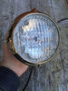 KOPLAMP CHROOM MET GOUDEN RING 4.5 INCH