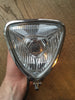 TRIANGLE HEADLIGHT CHROME WITH CLEAR LENS