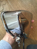 TRIANGLE HEADLIGHT CHROME WITH YELLOW LENS