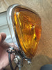 TRIANGLE HEADLIGHT CHROME WITH YELLOW LENS