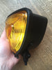 TRIANGLE HEADLIGHT BLACK WITH YELLOW LENS