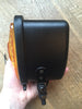 TRIANGLE HEADLIGHT BLACK WITH YELLOW LENS